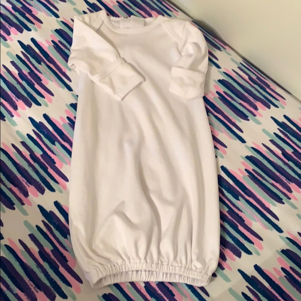 White Newborn Gown